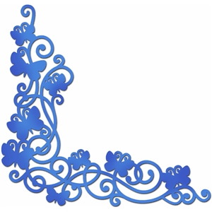 Silhouette Design Store - View Design #4723: butterfly swirl ...