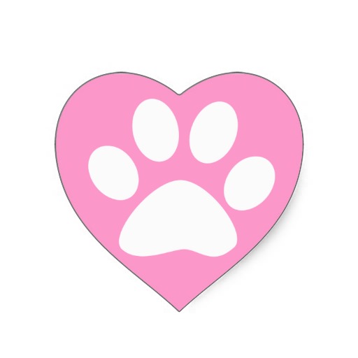 Pink Paw Print Clip Art - ClipArt Best