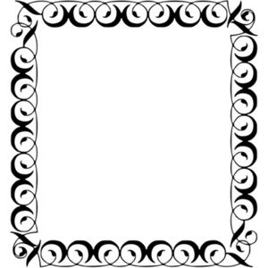 Decorative Page Borders and Frames - filigree square - Publi ...