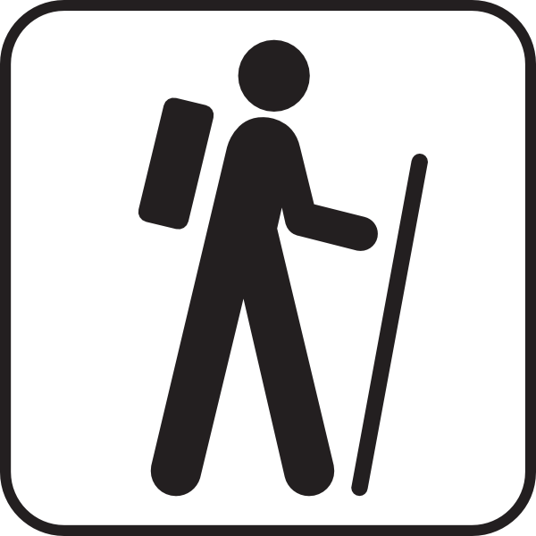 Hiker Animated Clipart