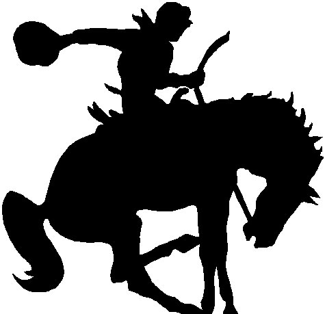 Bronc Horse Clipart
