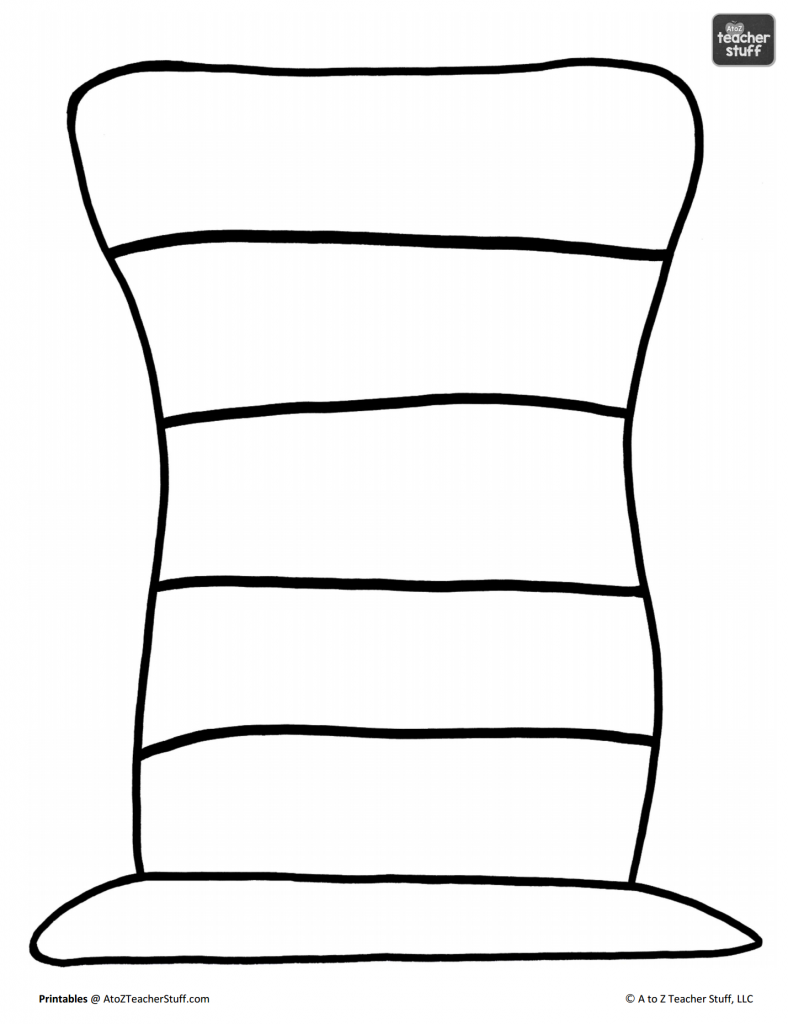Hat Printables for Dr. Seuss, Cat in the Hat, or Just Hats! | A to ...