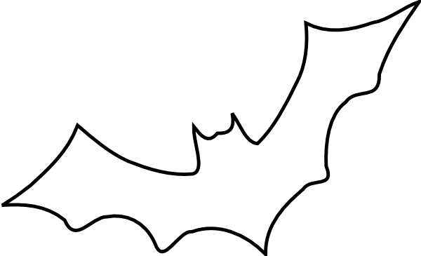Bat Outline Clipart