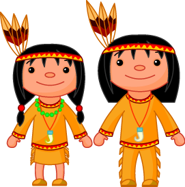 Native indian clipart