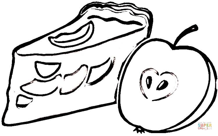 Apple Pie coloring page | Free Printable Coloring Pages