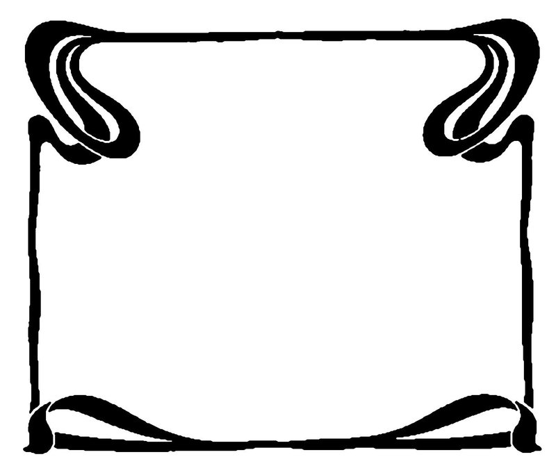 Art Nouveau Border