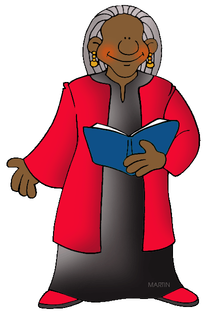 Free Black History Month Clip Art by Phillip Martin, Toni Morrison