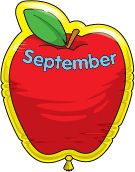 September Birthday Clipart