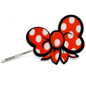 Cartoon Polka Dot Bow Hair Grip - Polyvore