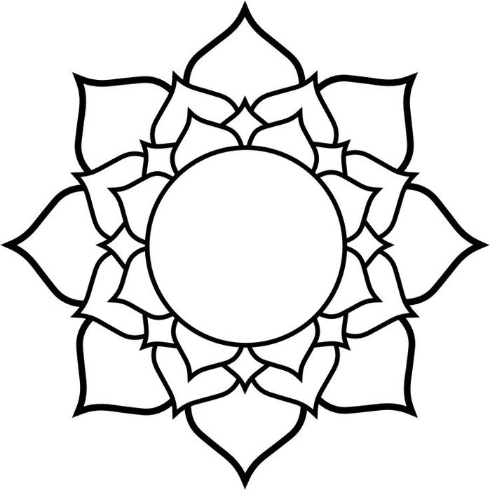 Elbow On Pinterest Tattoos Mandalas And Flower Mandala Clipart ...