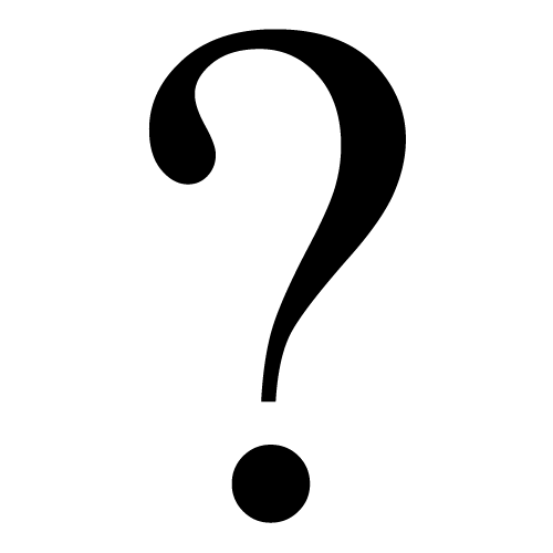 Printable question mark template DUÅ AN Ä?ECH