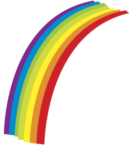 Half Rainbow Clipart - Free Clipart Images