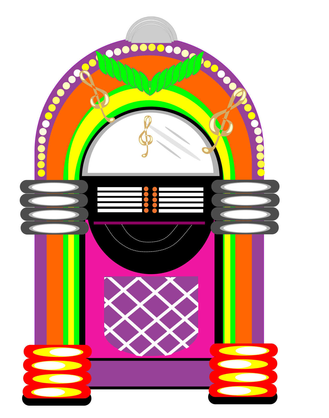 50s Music Clipart