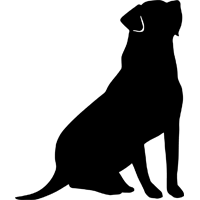 Lab Silhouette Clipart