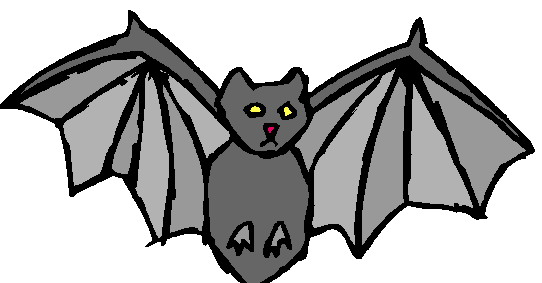 Sleeping Bat Clipart