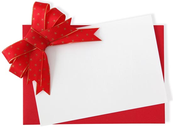 Christmas Gift Certificate Clipart