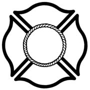 Fireman badge clipart