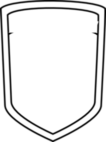 Blank Black Shield Clipart - Free to use Clip Art Resource