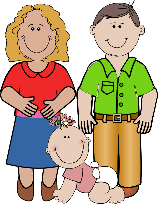 Mom And Dad Clipart - Tumundografico