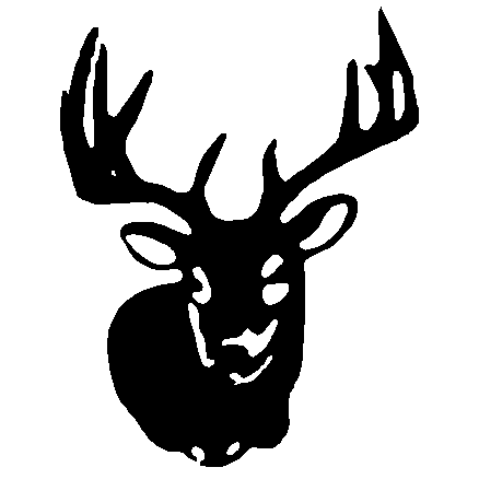 Deer Head Clipart Black And White - Free Clipart ...
