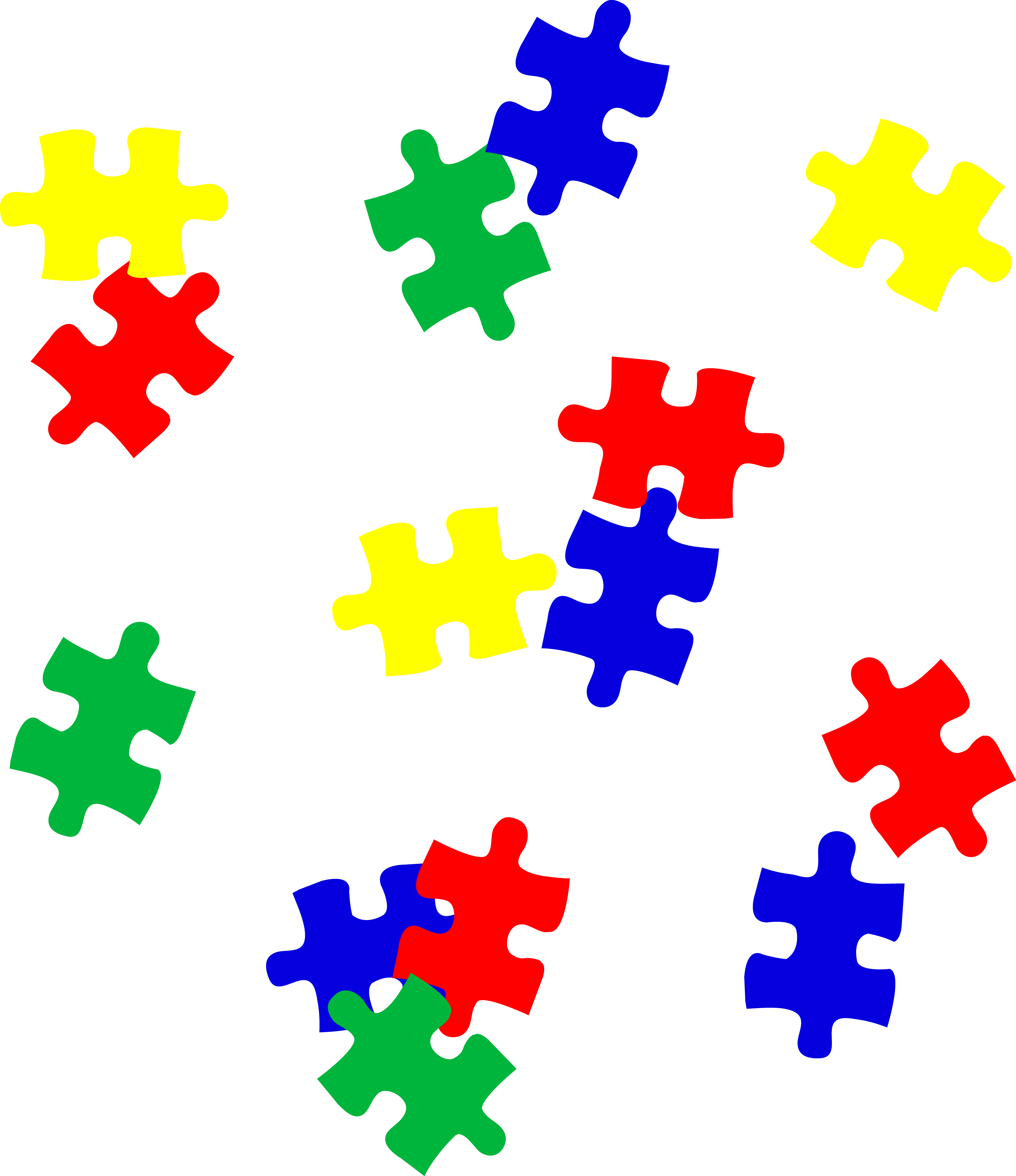 Autism puzzle piece clip art