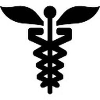 Caduceus Medical care icon vector Vector | Free Download