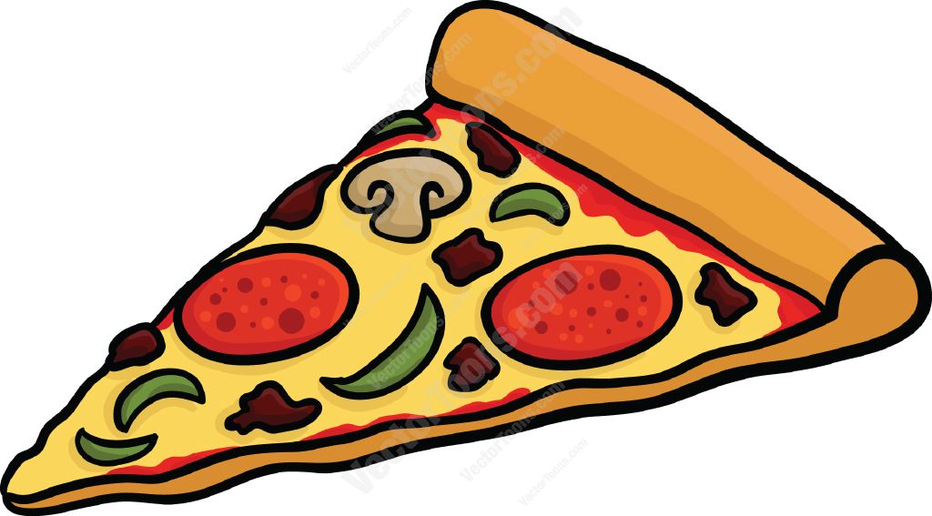 Pizza cartoon clipart