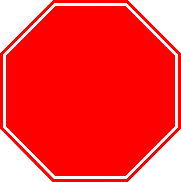 Blank Stop Sign Clip Art - ClipArt Best