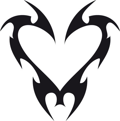 Tribal Heart Tattoos | Heart ...