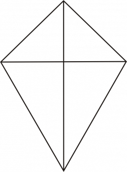 Best Photos of Free Kite Pattern - Printable Kite Pattern Template ...