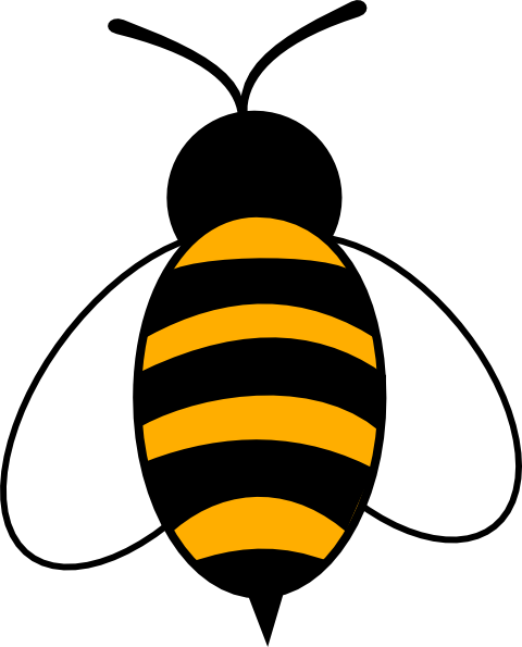 Bee Outline | Free Download Clip Art | Free Clip Art | on Clipart ...
