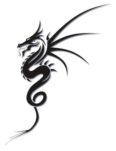 Tribal Dragon Tattoos | Dragon ...