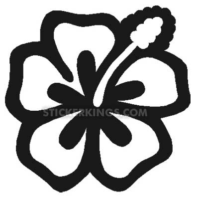 Hibiscus Outline