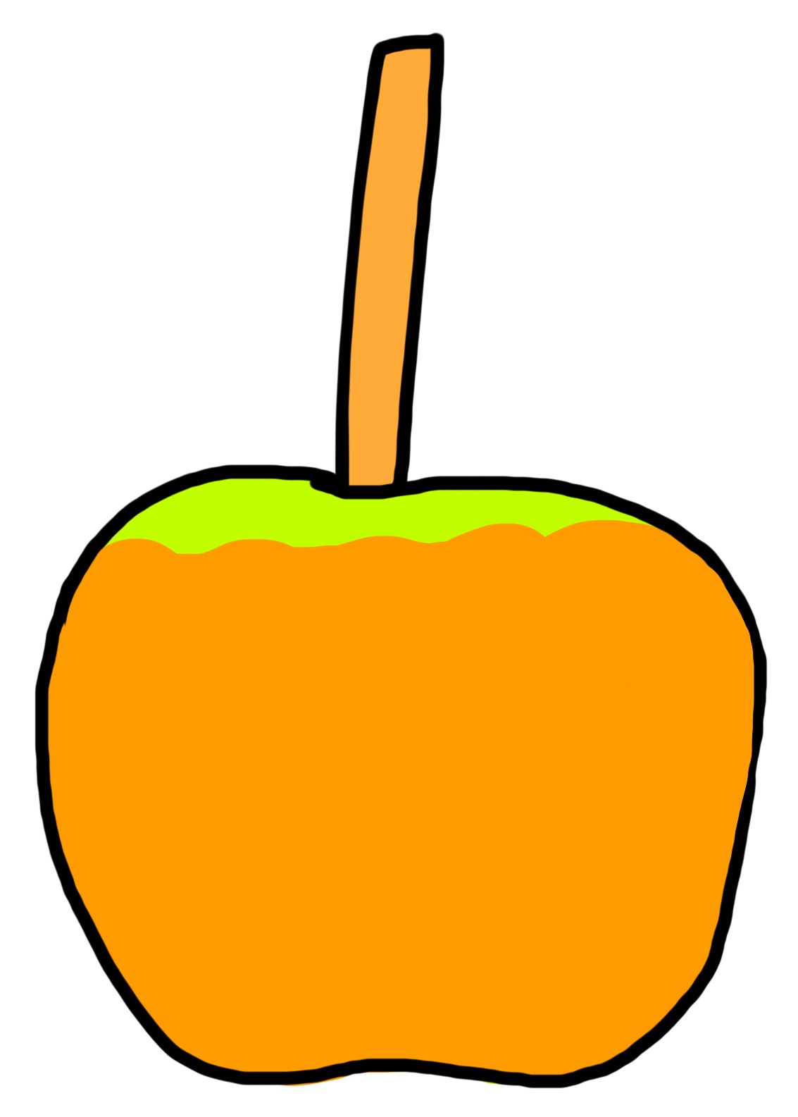 Caramel apple clipart images