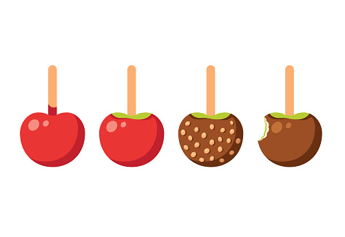 Taffy Apple Clip Art, Vector Images & Illustrations