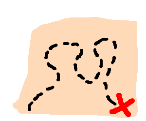X marks the spot