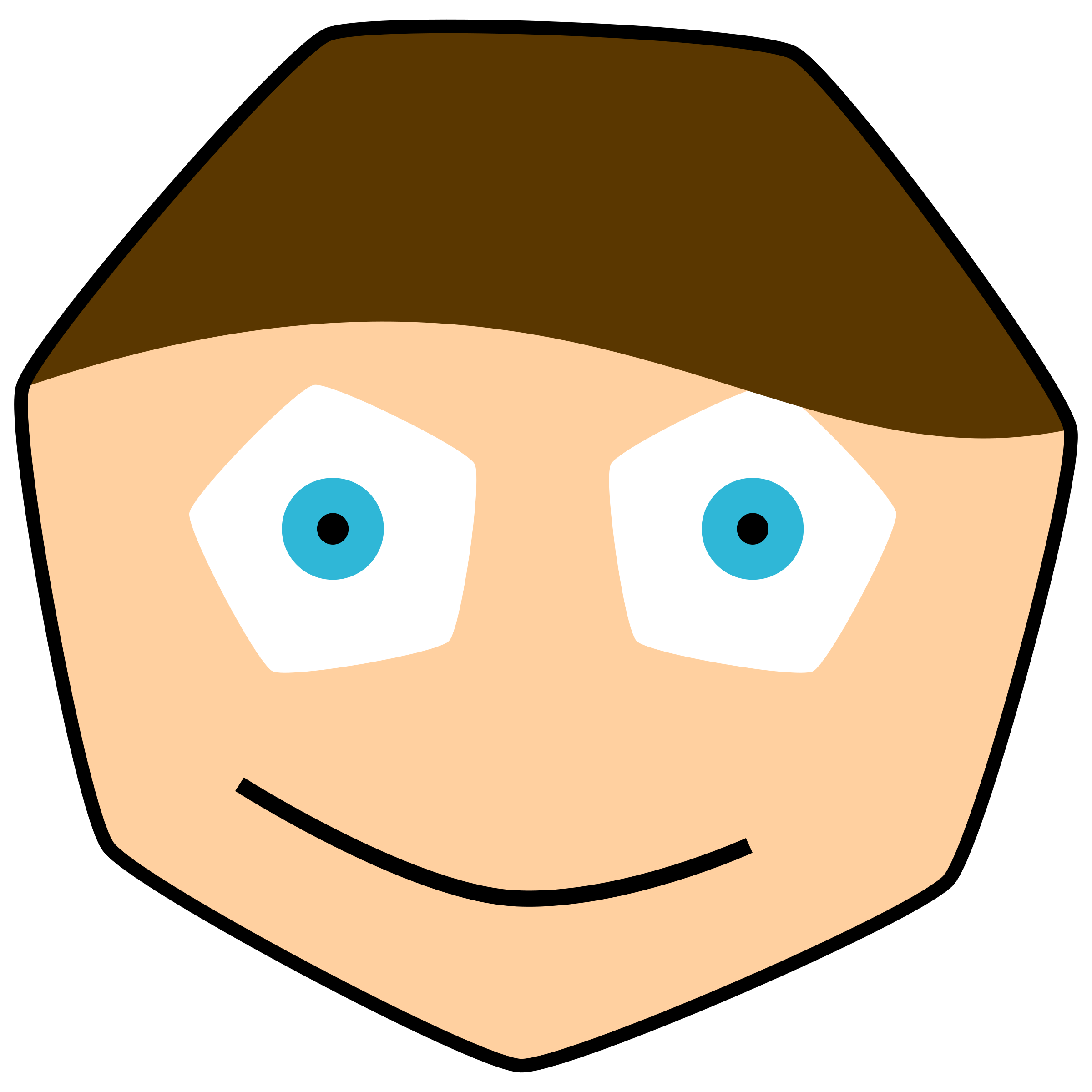 Clipart - Polygon Face