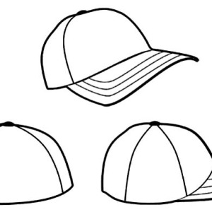 Coloring Pages Baseball Cap | Coloring Pages