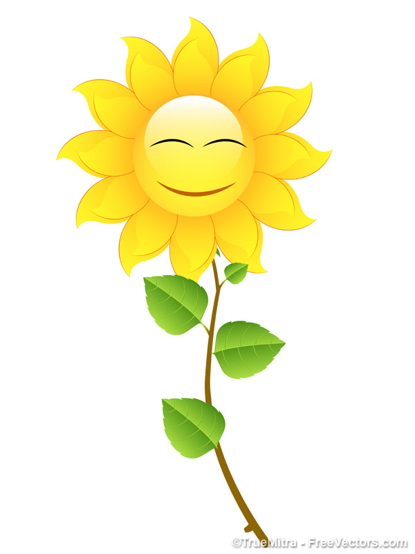 Sunflower Cartoon | Free Download Clip Art | Free Clip Art | on ...