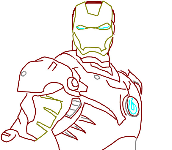 Man Sketch Outline - Quoteko.