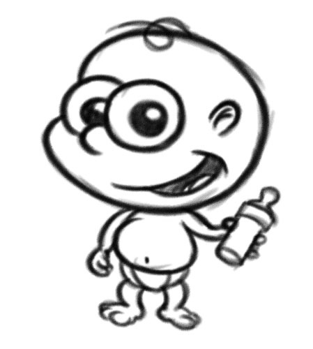 Cartoon Sketches - a set on Flickr