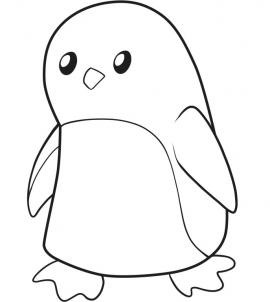 How to Draw a Penguin for Kids, Step by Step, Animals For Kids ...