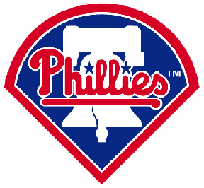 Phillies logo upright connected script-like sans | Typophile