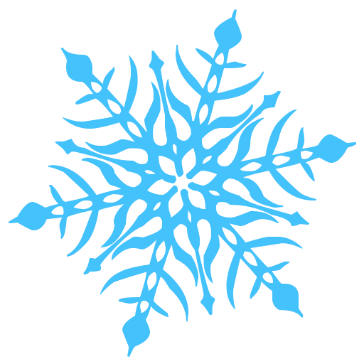 Caribbean blue snowflake 47 icon - Free caribbean blue snowflake icons