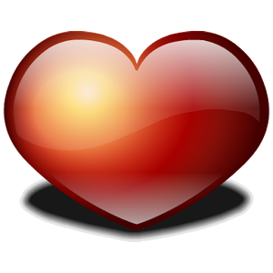 3D Heart 1 Sticker