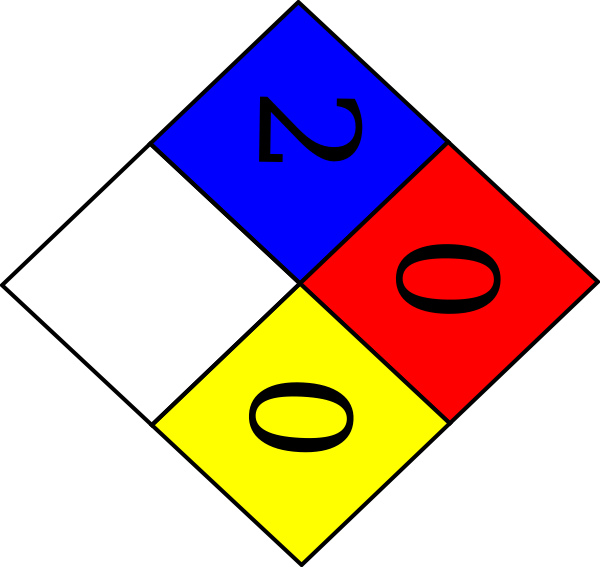 Nfpa Diamond 2-0-0 Clip Art - vector clip art online ...