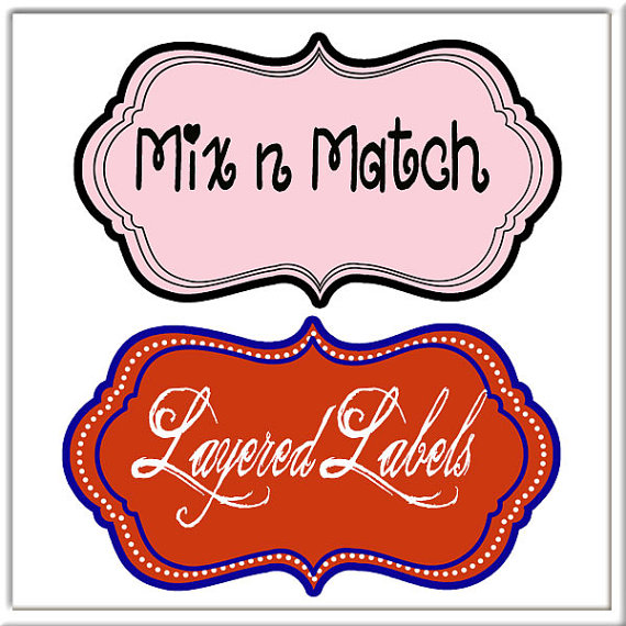 Handmade Spark - heartofwisdom - Layered Labels Clip Art - Mix and ...