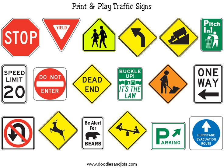 Traffic Signs And Symbols | Road ...