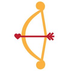 Cupid with bow and arrow clipart