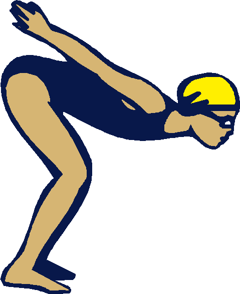 Swimming Cartoon Clipart